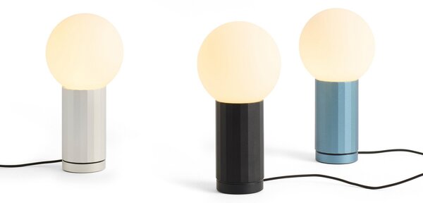Asztali lámpa HAY, TURN ON, dimmable, Fekete, Nappali, Üveg, Modern