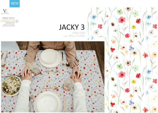 Prémium impregnált modern asztalterítő - JACKY