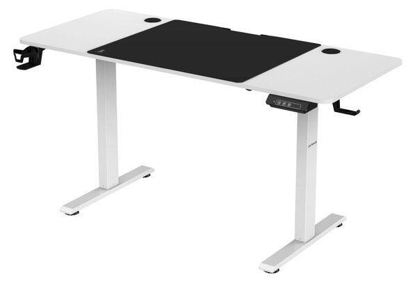 JAN NOWAK ROB 1400 Állítható magasságú elektromos asztal, 1400x720x600, fehér színű