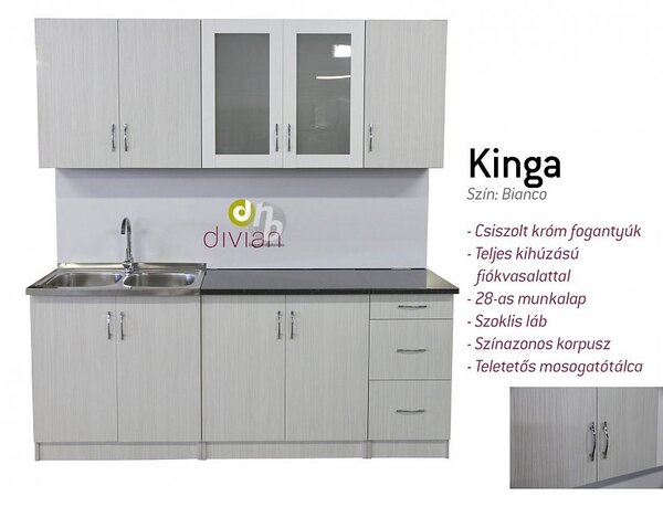 Kinga konyhabútor bianco