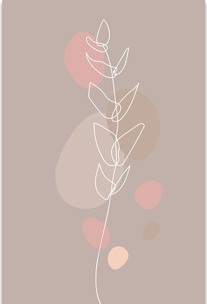 Kép minimalista levél No2