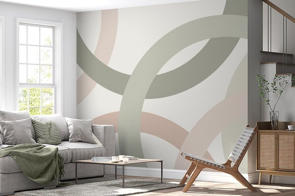 Fotótapéta Absztrakció körökkel, Fotótapéta geometria, w05709 : Uwalls.hu