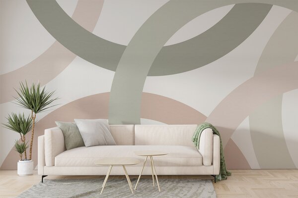 Fotótapéta Absztrakció körökkel, Fotótapéta geometria, w05709 : Uwalls.hu