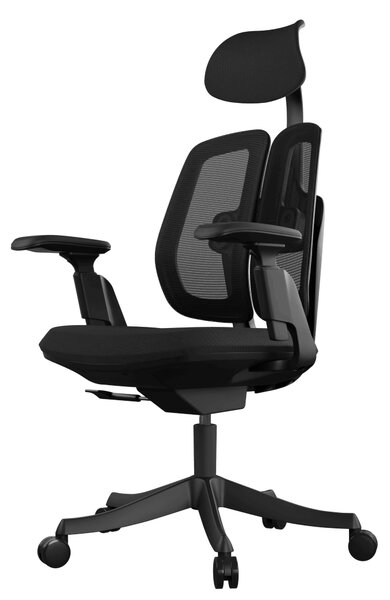 Ergonomikus irodai szék Liftor Active, fekete (textil + háló)