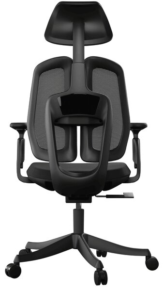 Ergonomikus irodai szék Liftor Active, fekete (textil + háló)