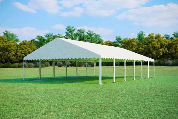 Party sátor 8x12 m PRÉMIUM - tűzálló szín fehér