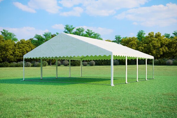 Party sátor 8x8 m PRÉMIUM - tűzálló szín fehér