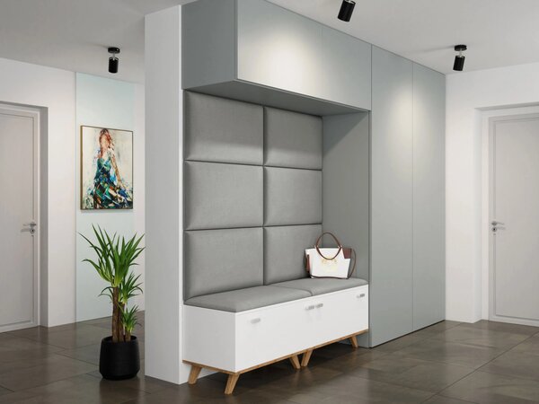 PAG kárpitozott falpanel 70x40 - szürke