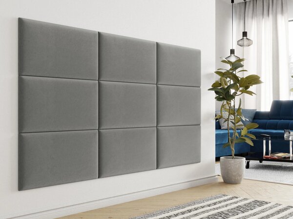 PAG kárpitozott falpanel 70x40 - szürke
