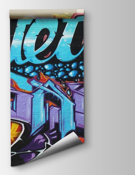 Fotótapéta Fal graffitivel, Tiniknek szánt fotótapéta, Népszerű fotótapéta, u11783 - Tapeko.hu