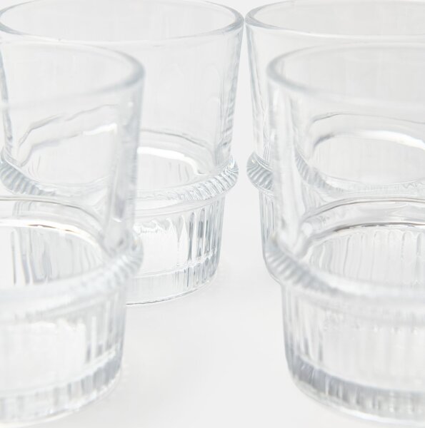 Sinsay - 4 pohár - clear