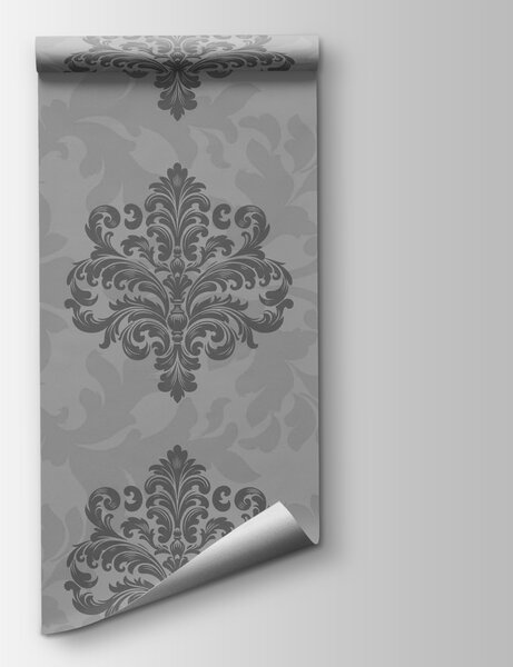 Fotótapéta Szürke és fehér mintázat, Designer fali fotótapéta, Népszerű fotótapéta, t00382 - Tapeko.hu