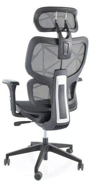 Devon Ergonomikus Hálós Forgószék Fekete Multiblock