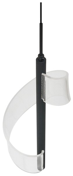 LED függőlámpa SARELA Fém Fekete