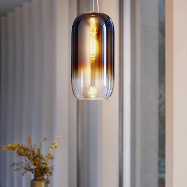 Függőlámpa Artemide, Gople Mini, dimmable, Kék, Nappali, Üveg, Dizájn