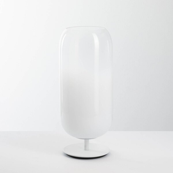 Asztali lámpa Artemide, Gople Mini, Fehér, Nappali, Üveg, Dizájn