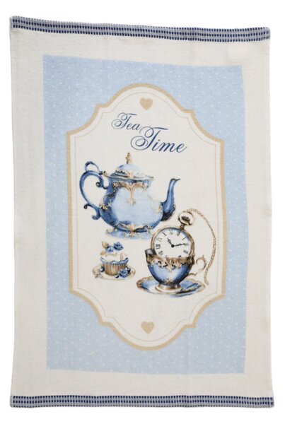 Pamut törölköző Tea Time 50x70 cm