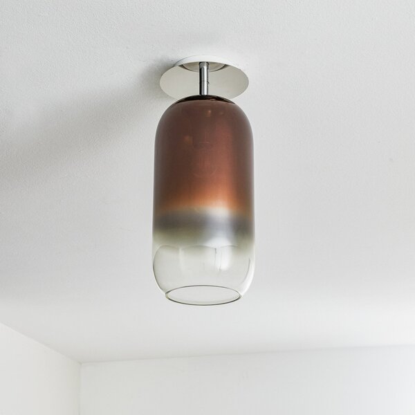 Mennyezeti Lámpa Artemide, Gople, dimmable, Bronz / Öreg Sárgaréz, Nappali, Üveg, Dizájn