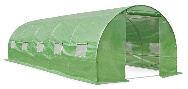 Zöld fóliasátor fém kerettel 3x8m Garden Point