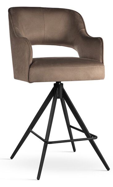 Mercy Supreme Twist Forgó Bárszék Kárpitozott Barna 60cm