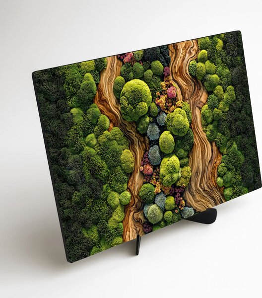 DUBLEZ | Nagy mohakép - Vad flóra (UV nyomtatás) | Prémium UV nyomtatás