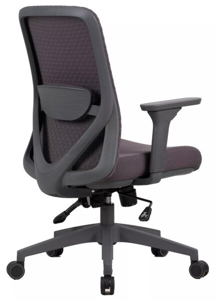 Q-744 Ergonomikus Forgószék Szürke 3D Szövettel