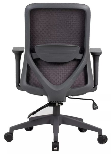 Q-744 Ergonomikus Forgószék Szürke 3D Szövettel