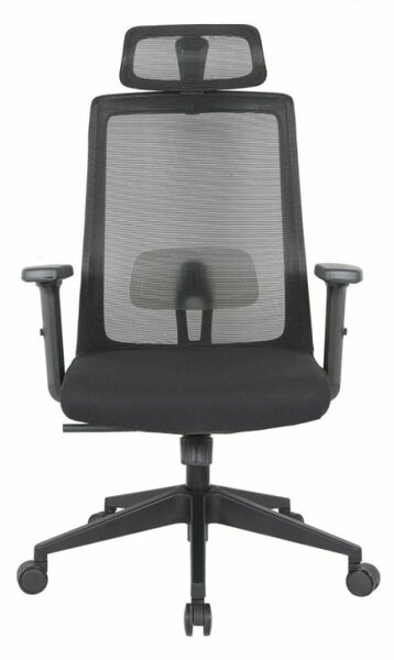 Q-058 Ergonomikus Hálós Forgószék Fekete Multiblock