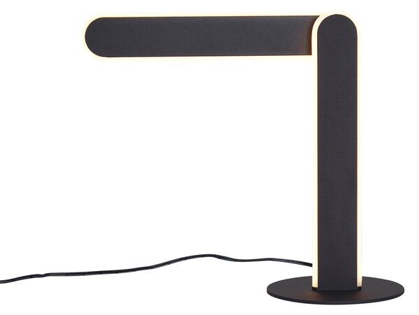 Design asztali lámpa fekete LED-del, 3 lépésben dimmelhető - Gate
