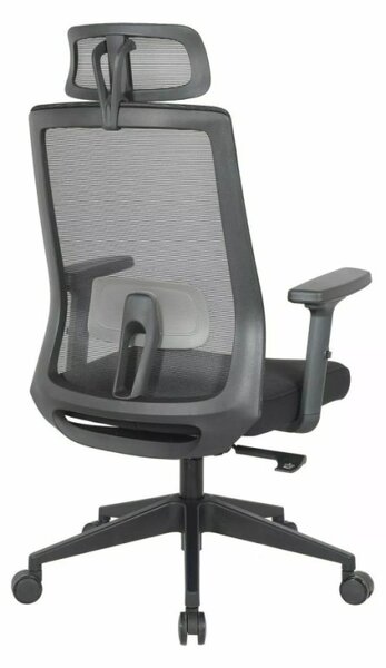 Q-058 Ergonomikus Hálós Forgószék Fekete Multiblock