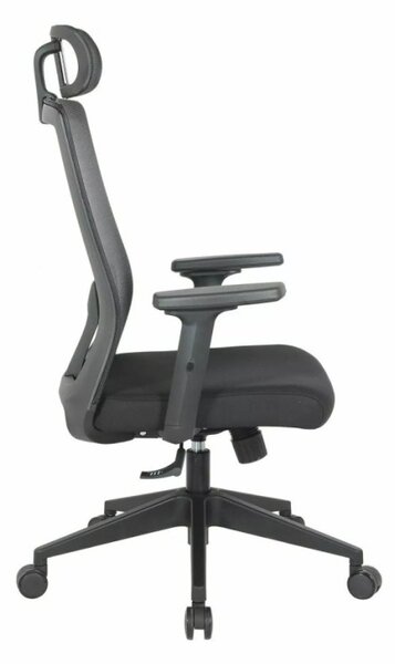 Q-058 Ergonomikus Hálós Forgószék Fekete Multiblock