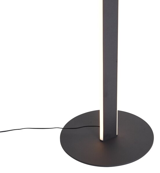 Design állólámpa fekete, LED-del, 3 fokozatban dimmelhető - Gate