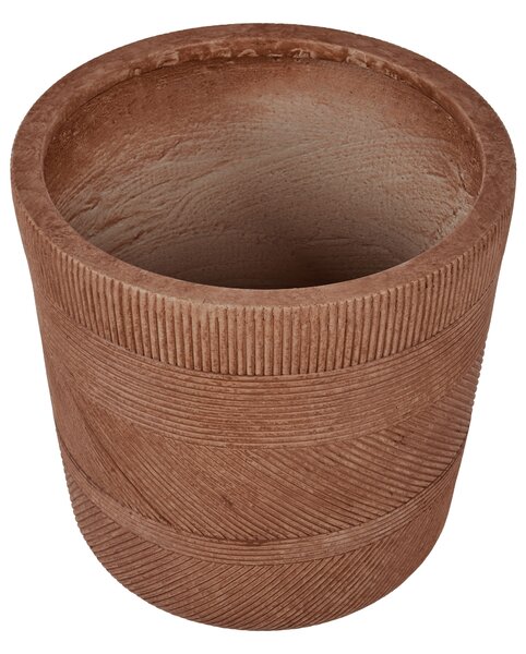 Virágcserép VOULA 36 cm Aranybarna