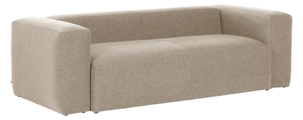 Blok bézs kanapé, 240 cm - Kave Home