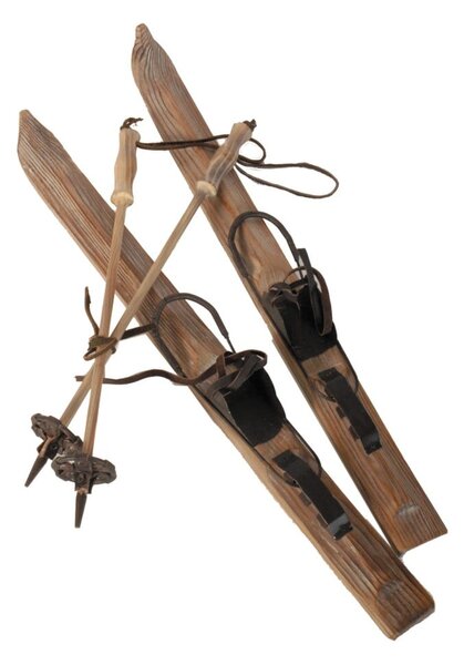 Board fából készült síléc formájú dekoráció - Antic Line