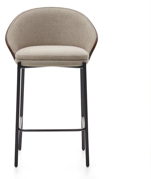 Barna-bézs bárszék (ülésmagasság 65 cm) Eamy – Kave Home