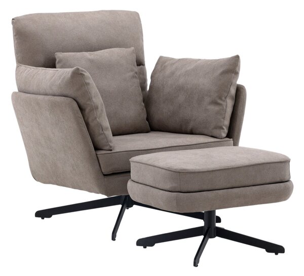 Fotel Dallas 4783, Kárpit, 93x96x85cm, Szürke