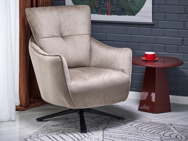 Fotel Houston 1928, Kárpit, 97x75x86cm, Cappuccino