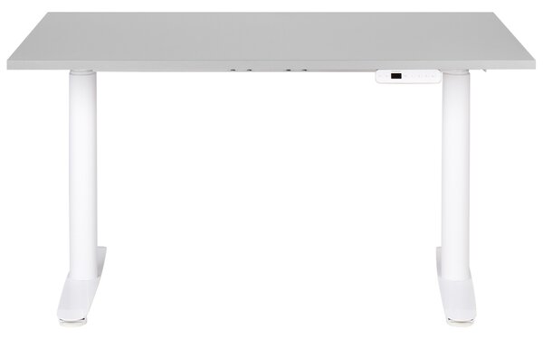 Elektromosan állítható asztal DESTINAS Szürke/fehér 120 cm 72 cm