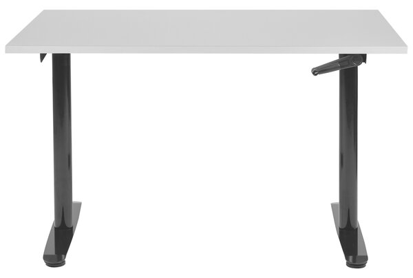 Manuálisan állítható asztal DESTINAS 120 cm 72 cm Szürke/fekete