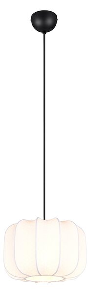 Japandi függőlámpa fekete-fehér 25 cm - Madleine