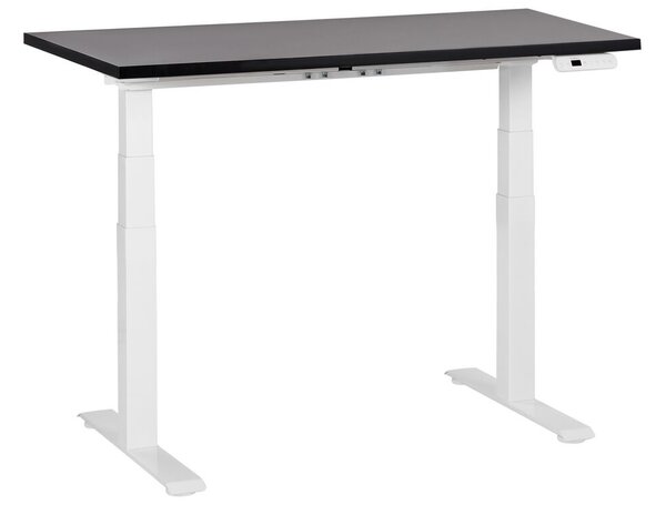 Elektromosan állítható asztal DESTINES Fekete/fehér 120 cm 72 cm