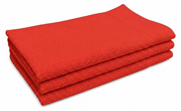 Classic piros kis törölköző 30x50 cm 100% pamut