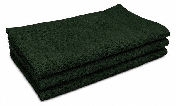 Classic sötétzöld kis törölköző 30x50 cm 100% pamut