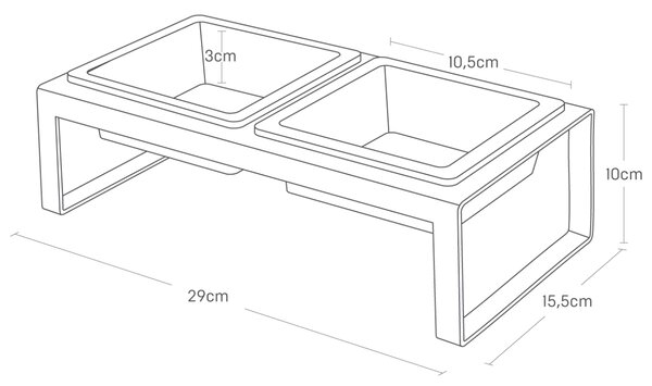 Két fehér kerámia Yamazaki Tower tál készlet állvánnyal