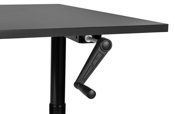 Manuálisan állítható asztal DESTINAS Fekete 120 cm 72 cm