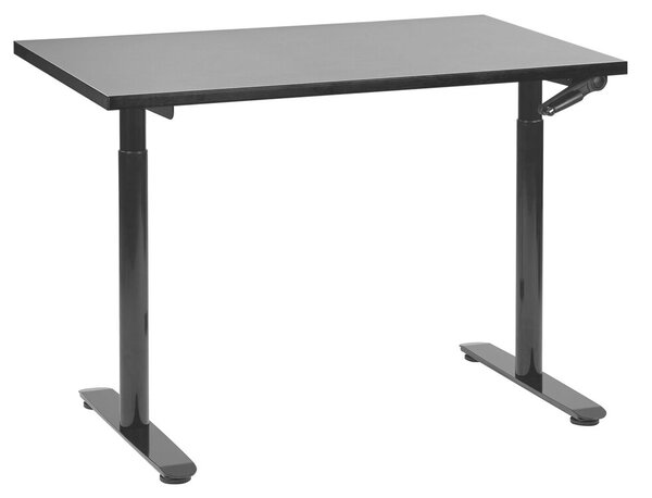 Manuálisan állítható asztal DESTINAS Fekete 120 cm 72 cm