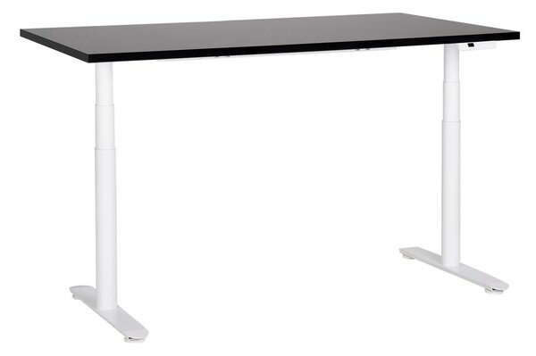 Elektromosan állítható asztal DESTINAS Fekete/fehér 160 cm 72 cm