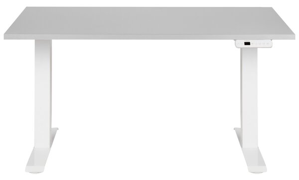 Elektromosan állítható asztal DESTINES Szürke/fehér 120 cm 72 cm