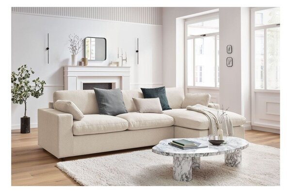 Bézs sarokkanapé Belair – Bobochic Paris